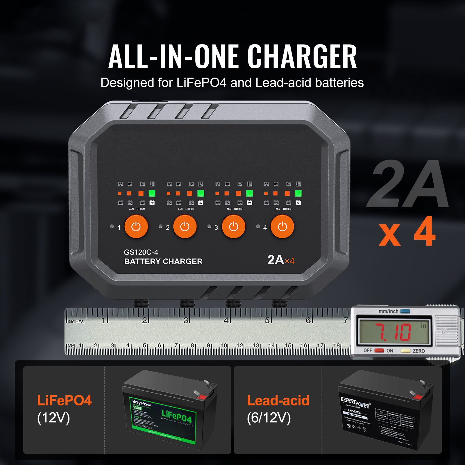 Agm Deep Cycle Battery - Умное зарядное устройство для аккумуляторов, 8